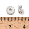 Rack Plating European Brass Beads KK-K381-19P-2