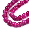 Natural Quartz Beads Strands X-G-R479-6mm-09-3