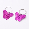 Plastic Paillette/Sequin Hair Braid Rings Pendants KEYC-TAC0001-02B-2