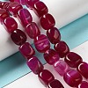 Natural Agate Beads Strands G-H295-A01-01-2