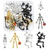 12Pcs 6 Styles Halloween Alloy Pendants Sets FIND-YW0006-25-1