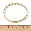 304 Stainless Steel Bangles for Women BJEW-F502-01G-3