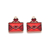 Valentine's Day Theme Alloy Enamel Pendants ENAM-T020-50J-01-1