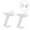 Hypoallergenic Bioceramics Zirconia Ceramic Stud Earrings EJEW-F340-04T-1