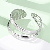 304 Stainless Steel Cuff Bangles for Women BJEW-B150-02P-2