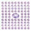 100Pcs 8mm Natural Amethyst Round Beads DIY-LS0002-13-2