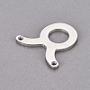 304 Stainless Steel Pendants STAS-CJC0001-04A-2