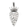 Tibetan Style Alloy Big Pendants PALLOY-D362-02AS-C-1