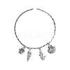 100pcs 10 Style Tibetan Style Alloy Charms TIBEP-CJ0001-36-8