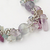 Gemstone Bracelets X-BJEW-JB02642-2