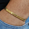 Synthetic Non-magnetic Hematite Beads Stretch Bracelets for Men LS-RT8592-3
