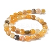Natural Yellow Botswana Agate Beads Strands G-F790-H04-01-3