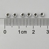 Plating Plastic Acrylic Round Beads PACR-L003-3mm-S-4