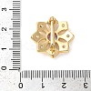 Brass Micro Pave Clear Cubic Zirconia Fold Over Clasps KK-G505-08G-3
