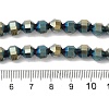 Electroplated Synthetic Non-magnetic Hematite Beads Strands G-I364-L01-07-4