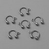 304 Stainless Steel Ear Cuff Findings FIND-WH0110-492P-2