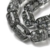 Transparent Crackle Glass Beads Strands GLAA-NH0001-04D-3