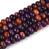 Halloween Theme Dyed Natural White Jade Beads Strands G-T139-58A-01-4