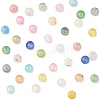 360Pcs 12 Colors Frosted Transparent Acrylic Beads OACR-FS0002-23-3