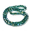 Electroplate Glass Beads Strands EGLA-D030-19F-2