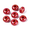 Independence Day Opaque Acrylic European Beads OACR-E033-19M1-3
