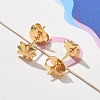 304 Stainless Steel Stud Earrings for Women LS-STAS-Z117-17G-01-5