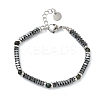 Natural African Turquoise(Jasper) & Non-magnetic Synthetic Hematite Beaded Bracelets for Women BJEW-Z148-03P-05-2