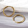 304 Stainless Steel Huggie Hoop Earrings LS-EJEW-G272-02-16mm-G-2