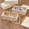 Rectangle Unfinished Wood Gift Storage Box LS-CON-WH0094-38A-5