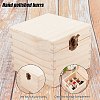 9 Sections Wooden Box Storage WOOD-WH0103-41-4