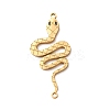 304 Stainless Steel Enamel Snake Links Connector Charms STAS-F367-06G-1