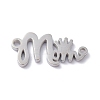 Mother's Day Non-Tarnish 304 Stainless Steel Pendants STAS-C035-01P-1