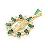 Religion Brass Pave Cubic Zirconia Pendants CU-CBA83A6-01A-G02-2