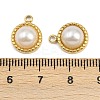 304 Stainless Steel ABS Imitation Pearl Charms STAS-Z166-21A-G-3