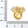 Rack Plating Brass Micro Pave Cubic Zirconia Pendants KK-Z063-19G-3
