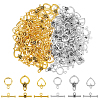 120 Sets 6 Styles Tibetan Style Alloy Toggle Clasps FIND-AR0005-77-1