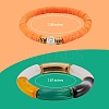 10Pcs 10 Style Handmade Polymer Clay Heishi Beaded Stretch Bracelets Set with Heart BJEW-SW00036-01-2