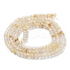 Natural Rutilated Quartz Beads Strands G-J400-C11-02-3