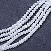Electroplate Glass Beads Strands EGLA-A044-J8mm-B05-1