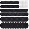 100Pcs 4 Style Acrylic Flat Round Action Figure Display Bases KY-FG0001-07-1