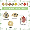36Pcs 9 Style Alloy Enamel Pendants FIND-SC0015-88-2