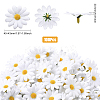 100Pcs Cloth Artificial Sunflower DIY-SP0005-96B-2