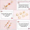 Unicraftale 30Pcs 201 Stainless Steel Stud Earring Findings STAS-UN0038-72-6