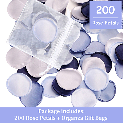 Satin Artificial Rose Petals DIY-GF0003-84B-1