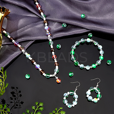 Synthetic Moonstone Beads Strands G-AR0002-40D-1