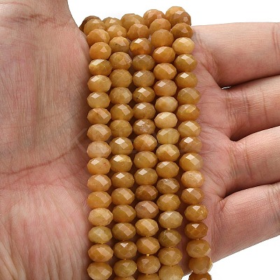 Natural Topaz Jade Beads Strands G-Z111-A06-03-1