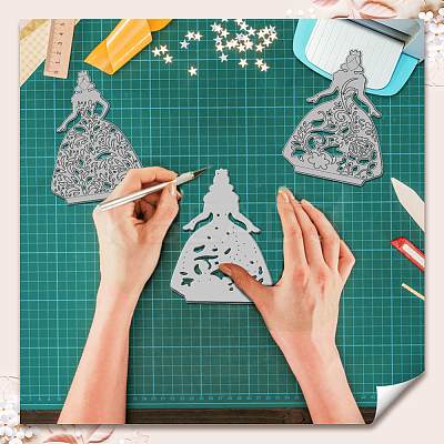 Princess Case Theme Carbon Steel Cutting Dies Stencils DIY-WH0309-2002-1