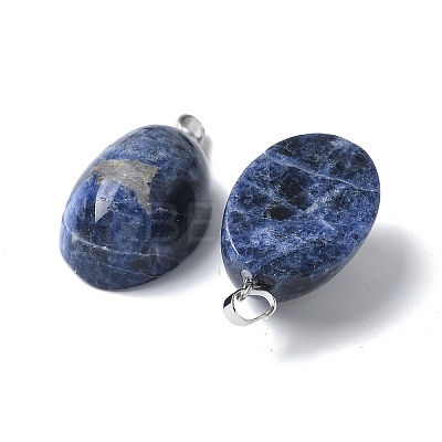 Natural Sodalite Pendants G-A259-03P-02-1