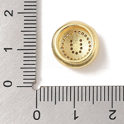 Rack Plating Brass & Cubic Zirconia Pendants KK-Z047-07G-U-RS-1