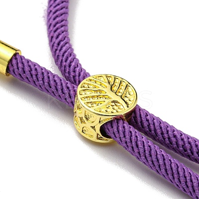 Nylon Cords Bracelet Makings Fit for Connector Charms AJEW-P116-01G-10-1